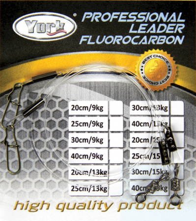 Návazec professional fluorocarbon 15kg 40cm 2ks
