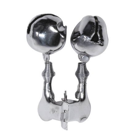Double metal bell with clip 14mm 10pcs
