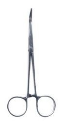 Curved forceps