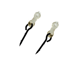 Bait spikes with silicone ring 