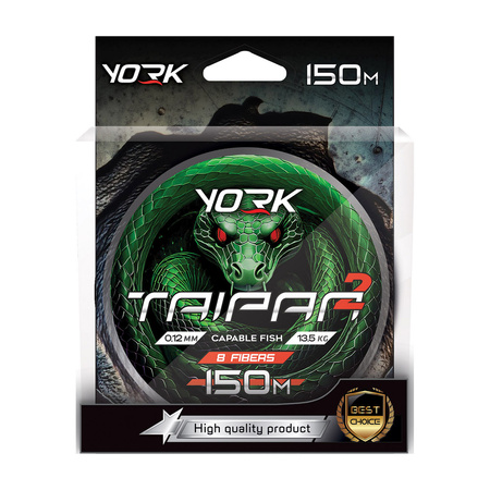Plecionka York Taipan 2 zielona 20m