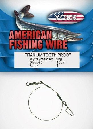 Titanium Tooth Proof leader 9kg 5 pcs