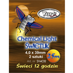 Chem. světlo York 4,0x39mm 50x2ks