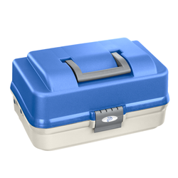 Panaro box with 3 shelves blue