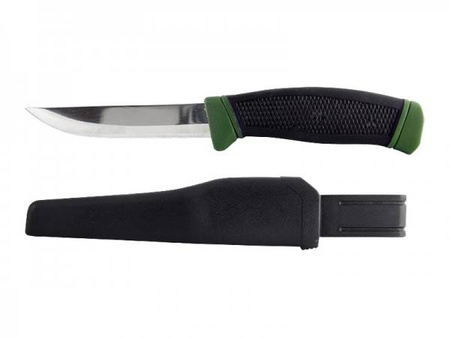 Knife with rubber handle