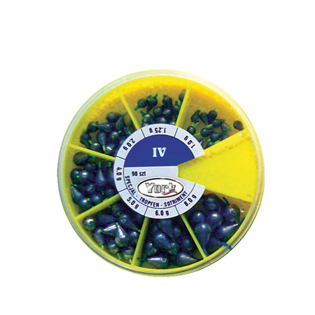 Set ofSinkers with plastic 