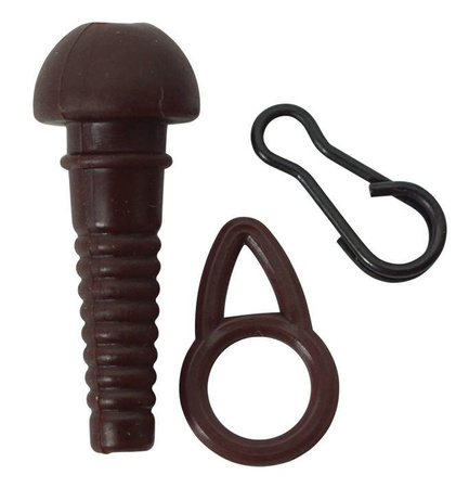 Safety sleeve with ring and clip 10pcs