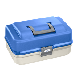 Panaro box with 3 shelves blue