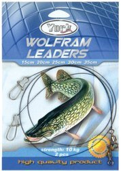 Wolfram leader 25cm 3kg 10x2pcs
