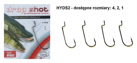 Hak York Drop Shot Professional 1 10x5szt