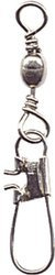 Standard swivel with interlock snap nickel 1/0 / 5x5pcs