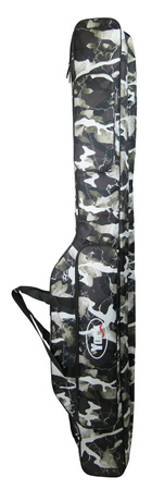 Two compartments White Camo holdall with pocket 