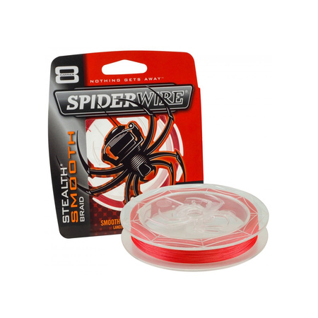 Spiderwire Smooth Red 8 0,17mm 300m