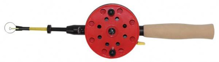 Ice fishing rod with reel