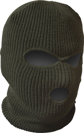 Mütze Sturmmaske York mit 3 Öffnungen grün
