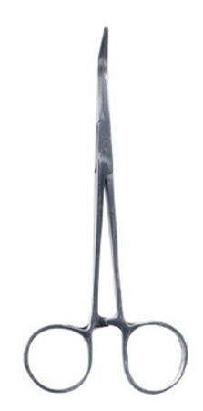 Curved forceps 