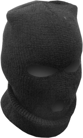 Balaclava black - 3 holes