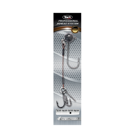 Professional leader withJig head and treble hook 3/0 10g
