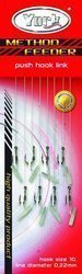 Návazec York method push - 0,28mm Háček 4 8ks.