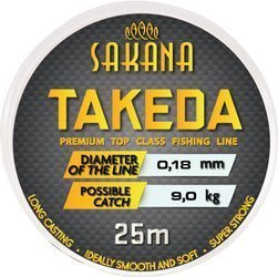 Monofilament Sakana Takeda 25m 10pcs