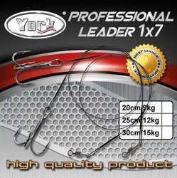 Przypon professional 1x7 z kotwicą 15kg 30cm 2szt
