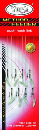 Method push leader - 0,28mm Hook 4 8pcs