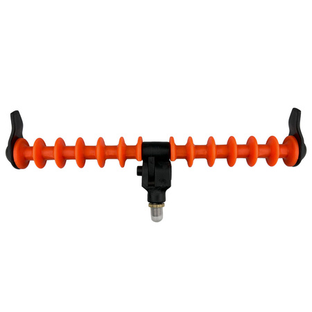 Feeder adjustable  rod rest orange-black