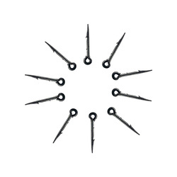 Igły method feeder 10mm 10szt.