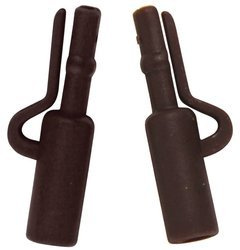 Safety lead clips (brown) 10pcs