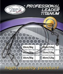 Przypon professional Titanium 12kg 30cm 2szt
