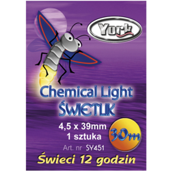 Chem. světlo York 4.5x39mm 50ks