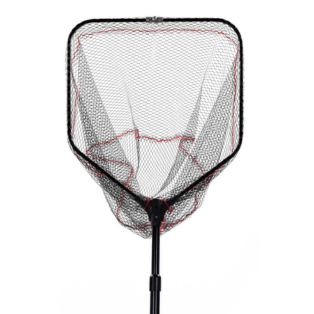 Landing net Black Rubber 260cm 60x80cm