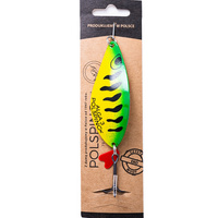 żółto-zielony w czarne paski