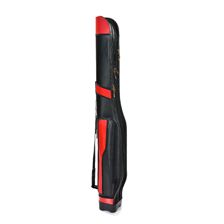 Three compartments Black&Red holdall 