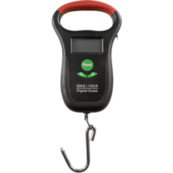 Electronic scale with red handle