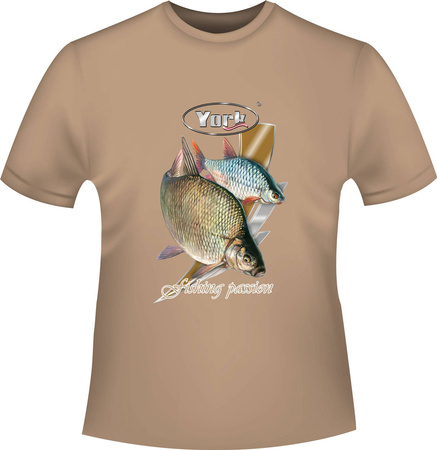 T-Shirt York bílá Ryba XXL