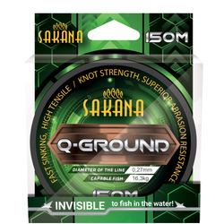 Sakana Q-Ground monofilament green 150 m