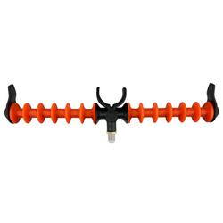Feeder rod rest orange-black