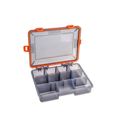 Pudełko z uszczelnieniem szare małe