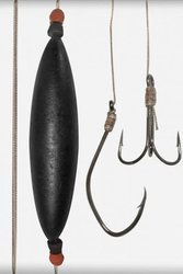 C.A.T. Catfish rig with hook, treble hook and float