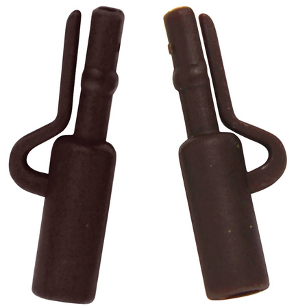 Safety lead clips (brown) 10pcs