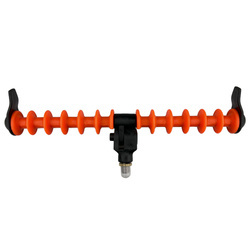 Feeder adjustable  rod rest orange-black